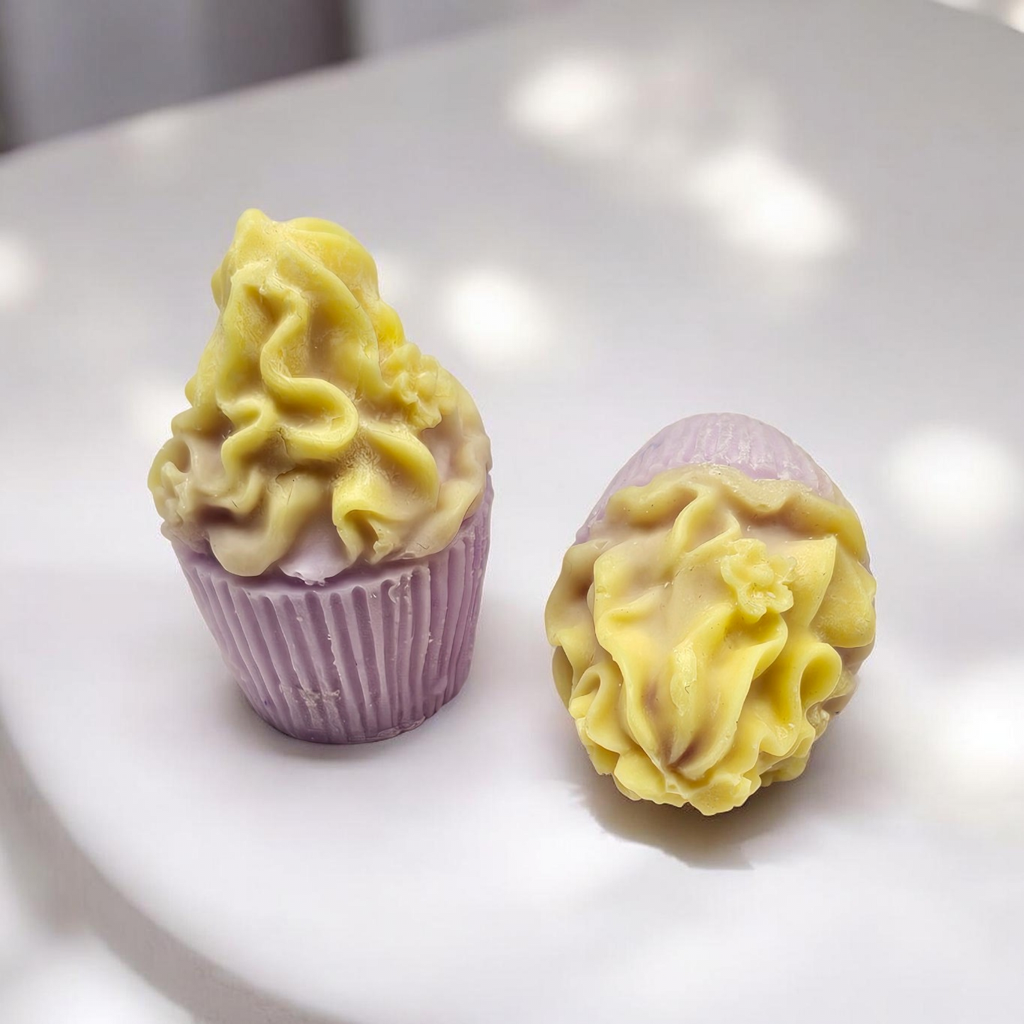 Two-Toned Lemon Cupcake Wax Melts