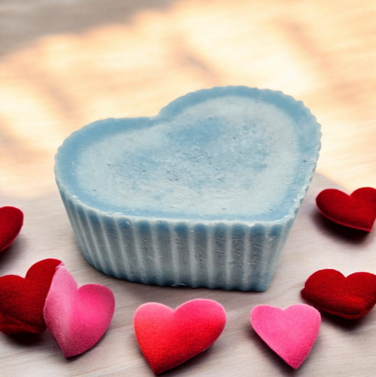 Blue Vanilla Heart Wax Melts