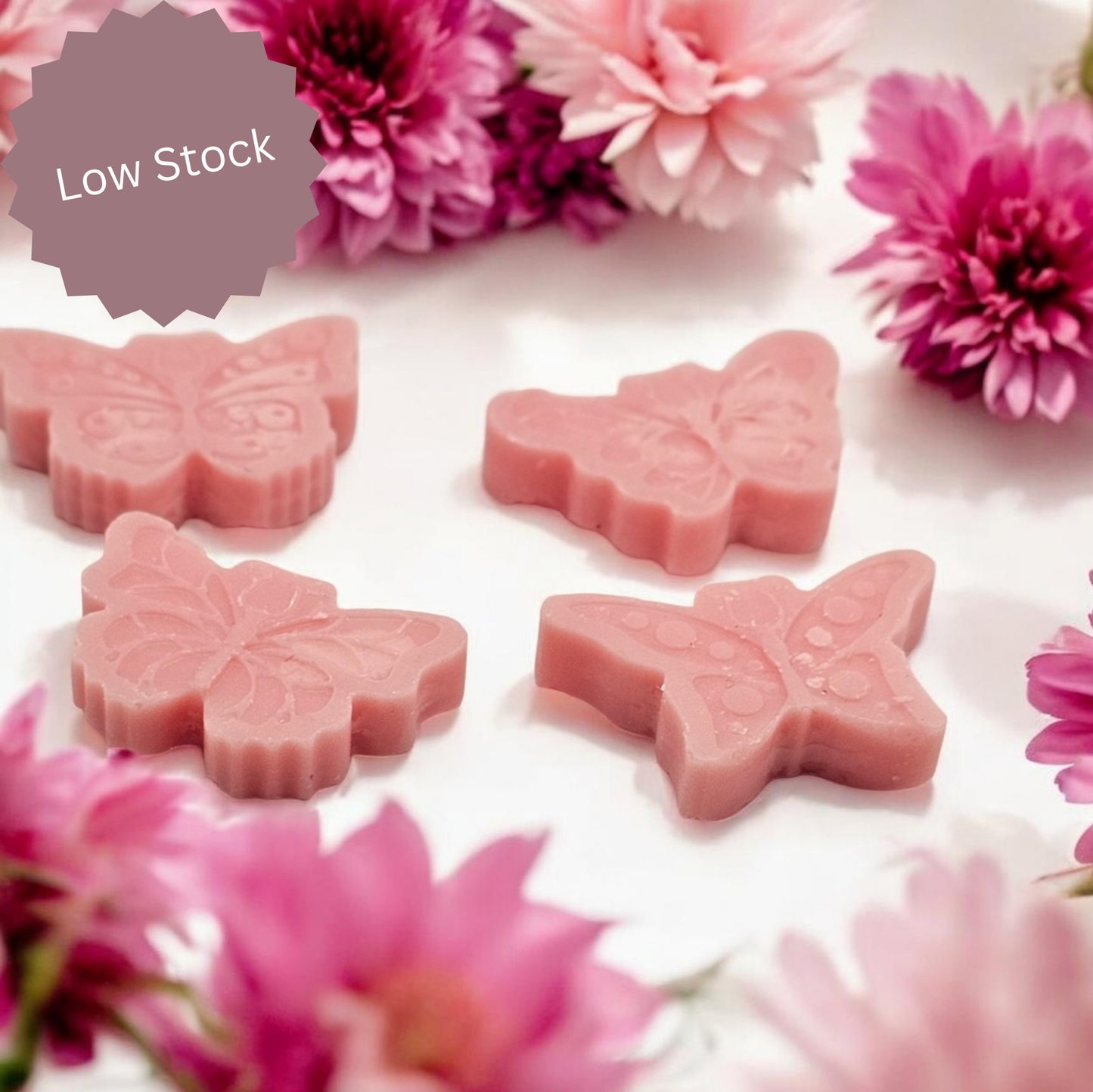 Pink Rose Butterfly Wax Melts