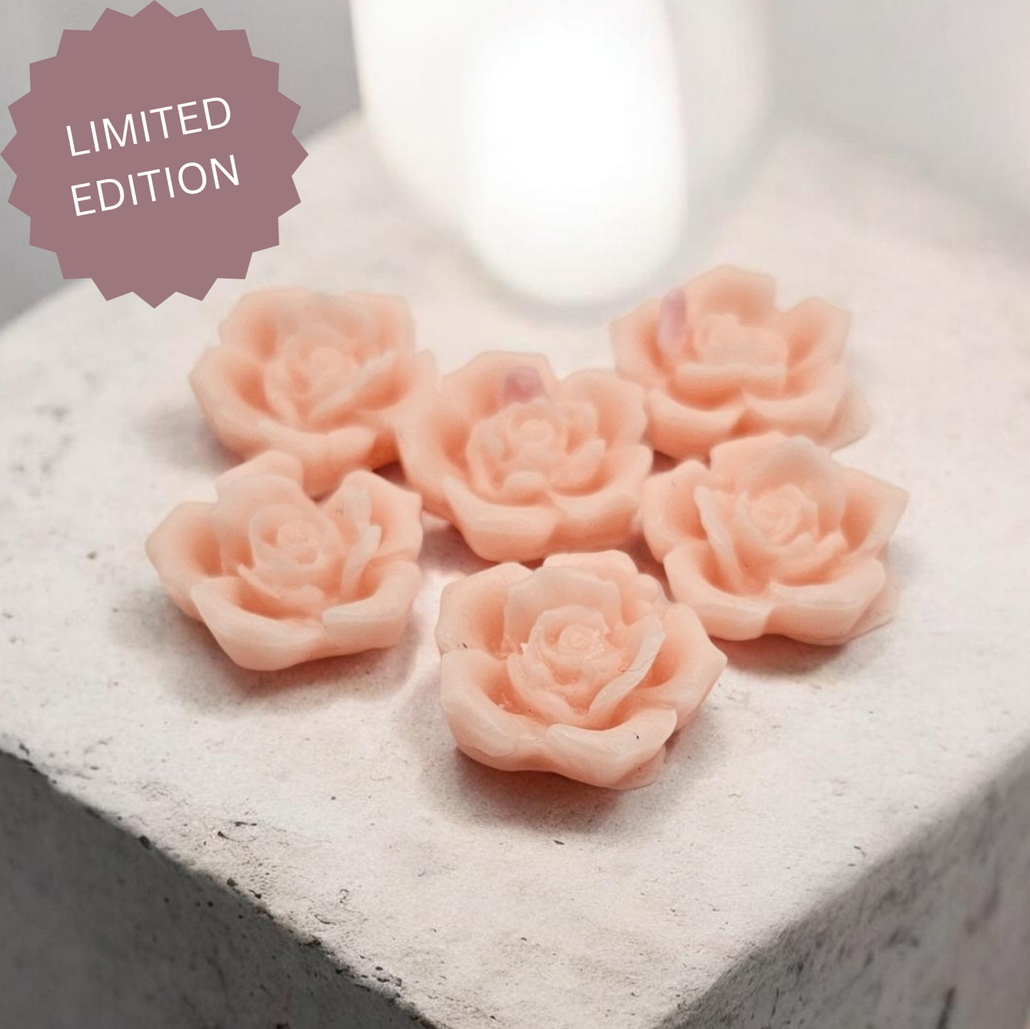 Love Hearts Strawberry Rose Heads Wax Melts
