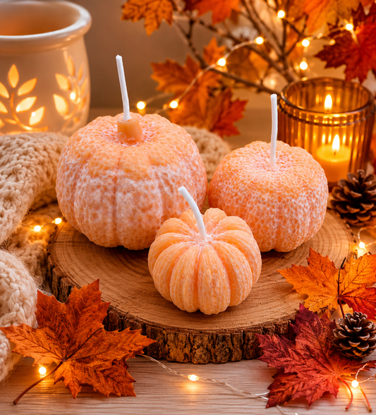 Frankincense Pumpkin Candle Trio